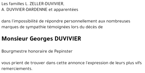 Georges DUVIVIER