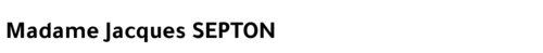 Jacques SEPTON