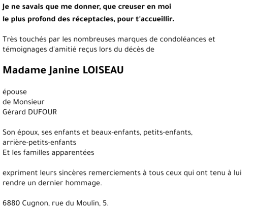 Janine LOISEAU