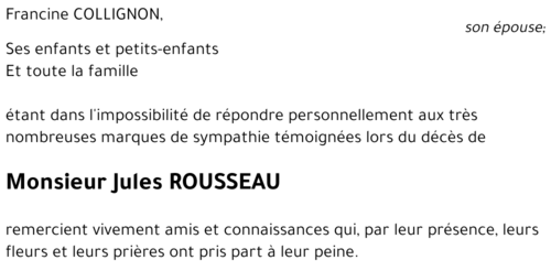 Jules ROUSSEAU