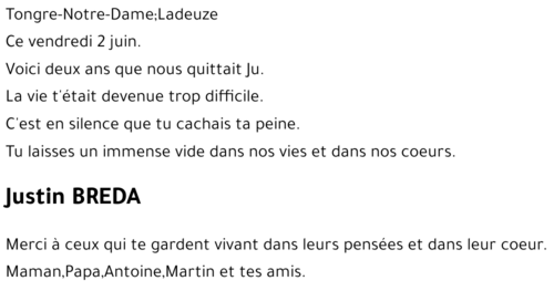 justin Breda
