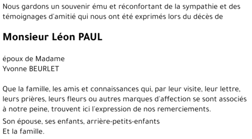 Leon PAUL