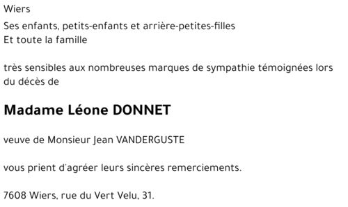 Léone DONNET
