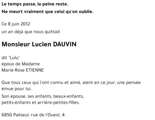 Lucien DAUVIN