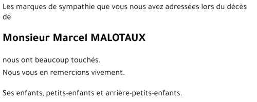 Marcel MALOTAUX