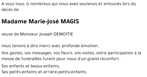 Marie-José MAGIS