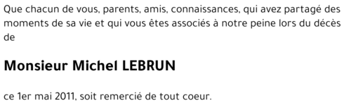 Michel LEBRUN