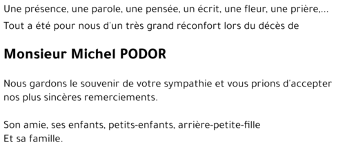 Michel PODOR