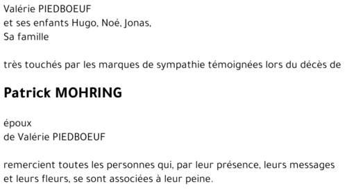 Patrick MOHRING