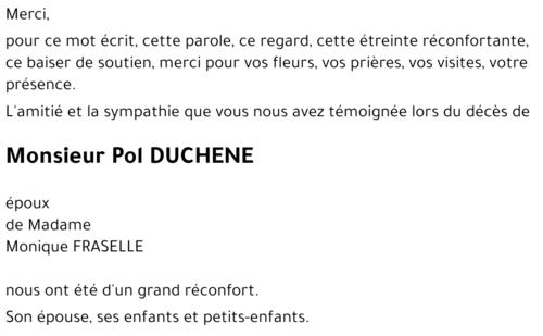 Pol DUCHENE