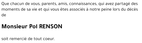 Pol RENSON
