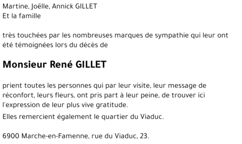 René GILLET
