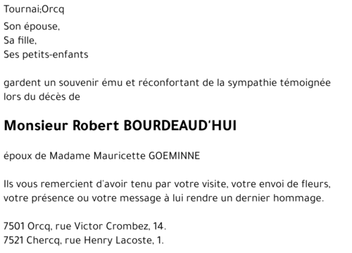 Robert BOURDEAUD'HUI