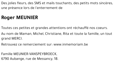 Roger MEUNIER