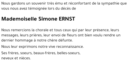Simone ERNST