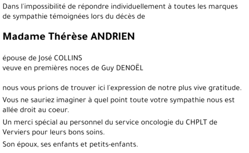 Thérèse ANDRIEN
