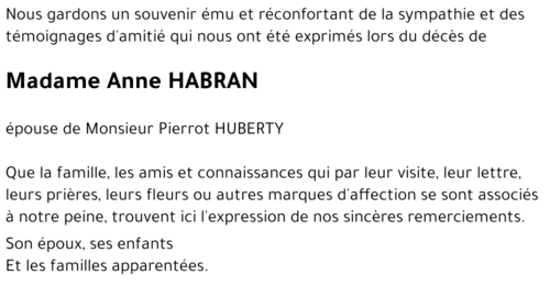 Anne HABRAN