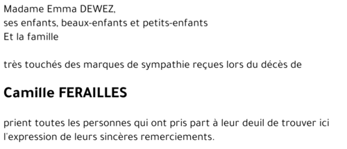 Camille FERAILLES