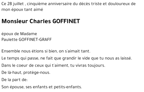 Charles GOFFINET