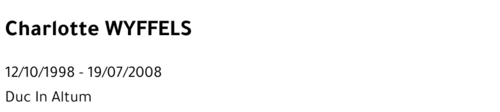 Charlotte WYFFELS