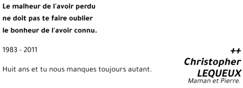 Christopher LEQUEUX