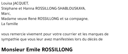 Emile ROSSILLONG