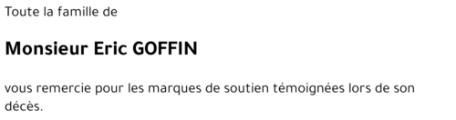 Eric GOFFIN