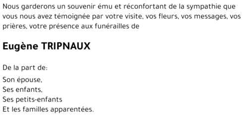 Eugène TRIPNAUX