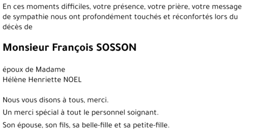 François SOSSON