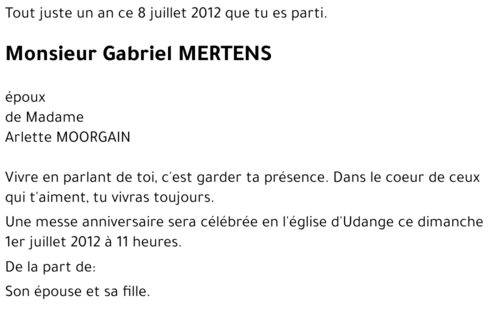 Gabriel MERTENS