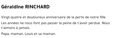 Géraldine RINCHARD