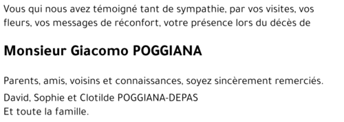 Giacomo POGGIANA
