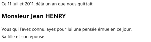 Jean HENRY