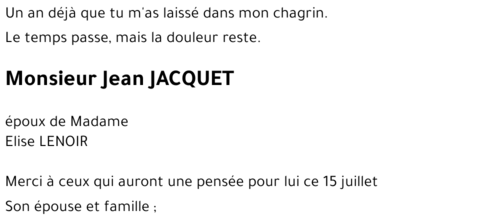 Jean JACQUET