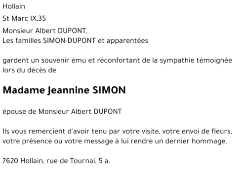 Jeannine SIMON