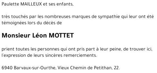 Léon MOTTET