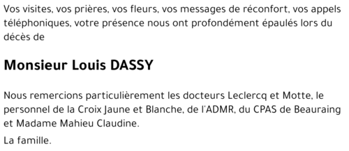 Louis DASSY