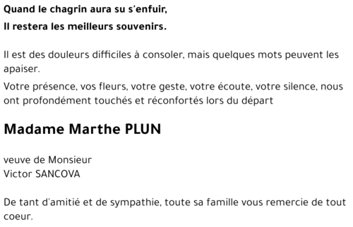 Marthe PLUN