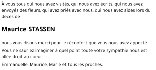 Maurice STASSEN