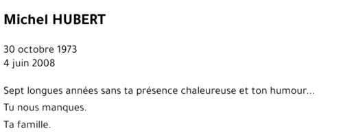 Michel HUBERT