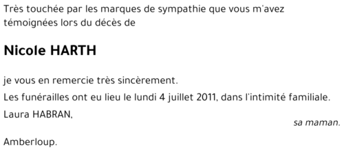 Nicole HARTH