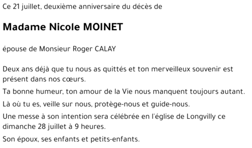Nicole MOINET