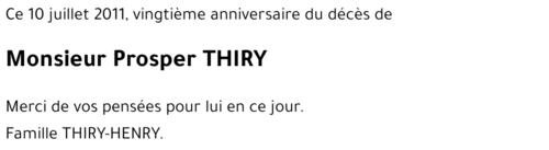 Prosper THIRY