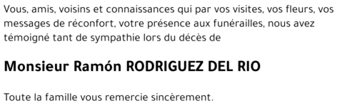Ram'on RODRIGUEZ DEL RIO