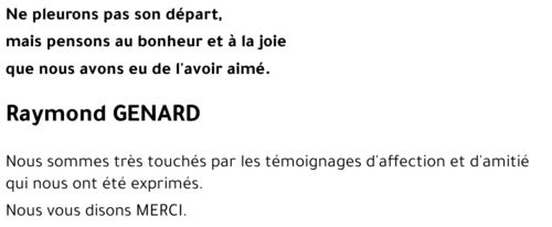Raymond GENARD