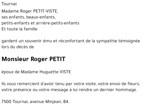 Roger PETIT