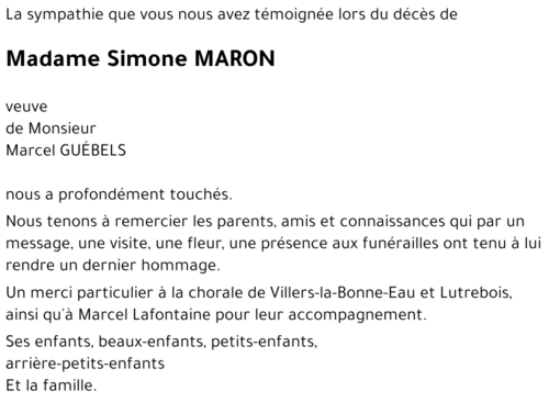 Simone MARON