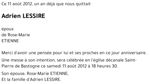 Adrien LESSIRE