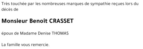 Benoît CRASSET