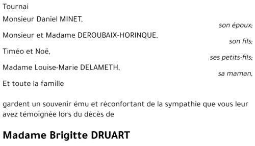 Brigitte DRUART
